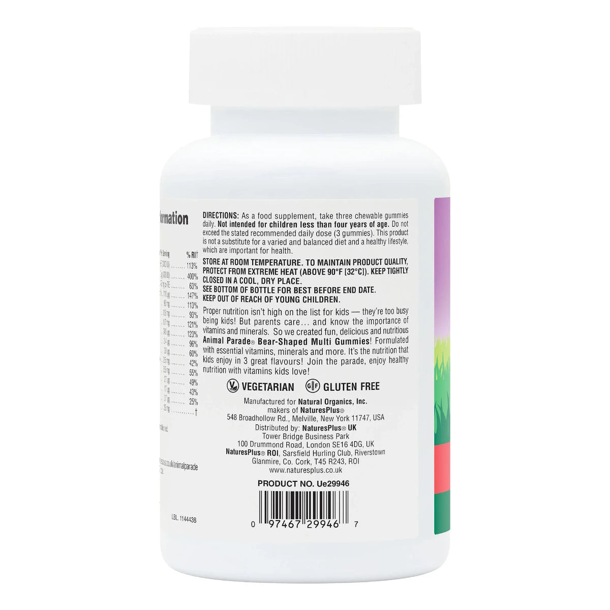 Nature's Plus Animal Parade Multivitamin Gummies 