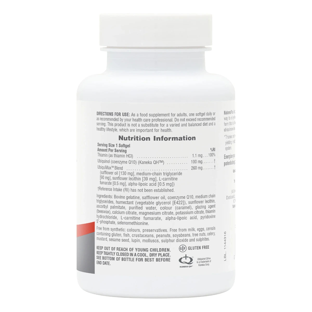 Nature's Plus Beyond CoQ10 Ubiquinol 100mg 