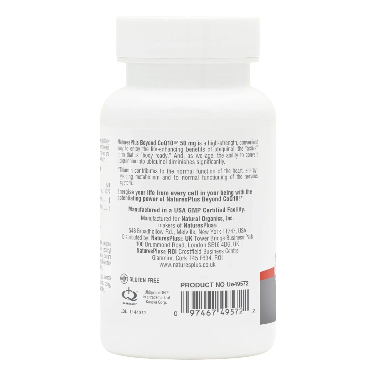 Nature's Plus Beyond CoQ10 Ubiquinol 50mg