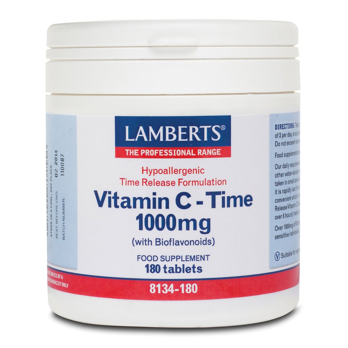 Lamberts Health Care Time Release Vitamin C 1000mg