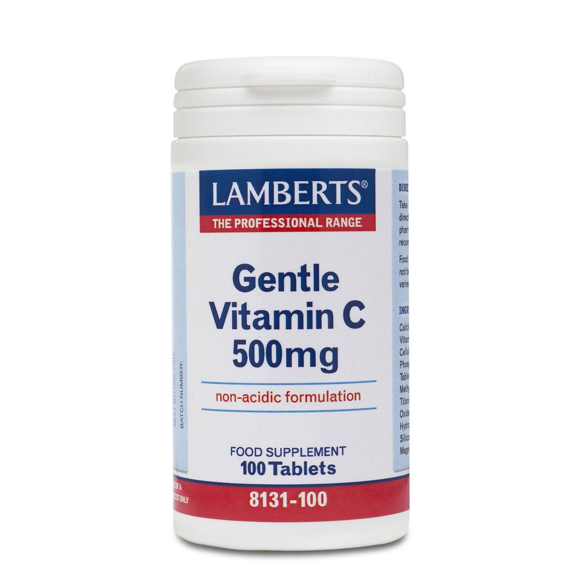 Lamberts Health Care Gentle Vitamin C 500mg