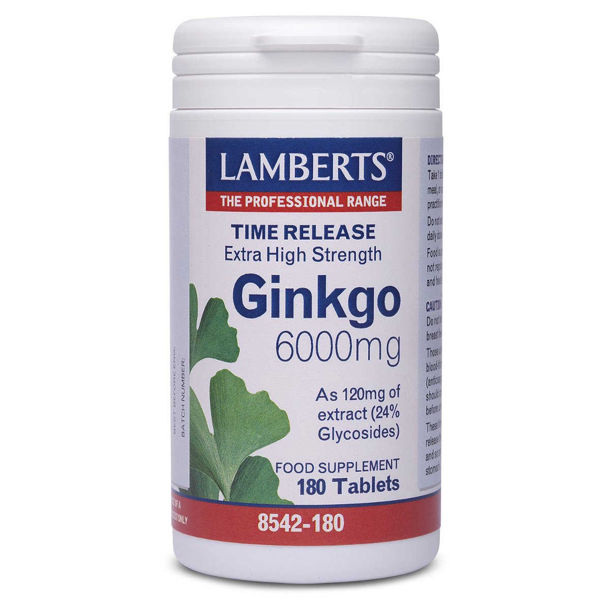 Lamberts Health Care Ginkgo 6000mg