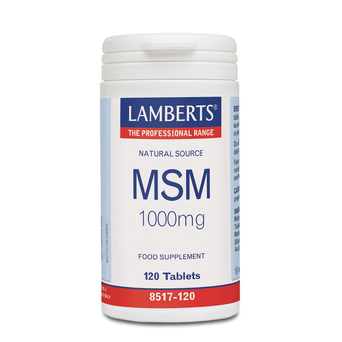Lamberts Health Care MSM 1000mg