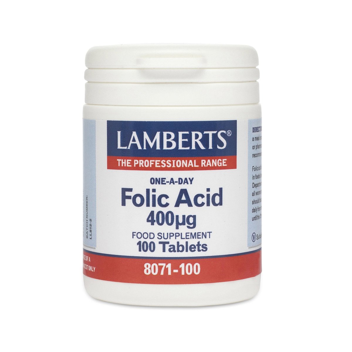 Lamberts Health Care Folic Acid 400µg
