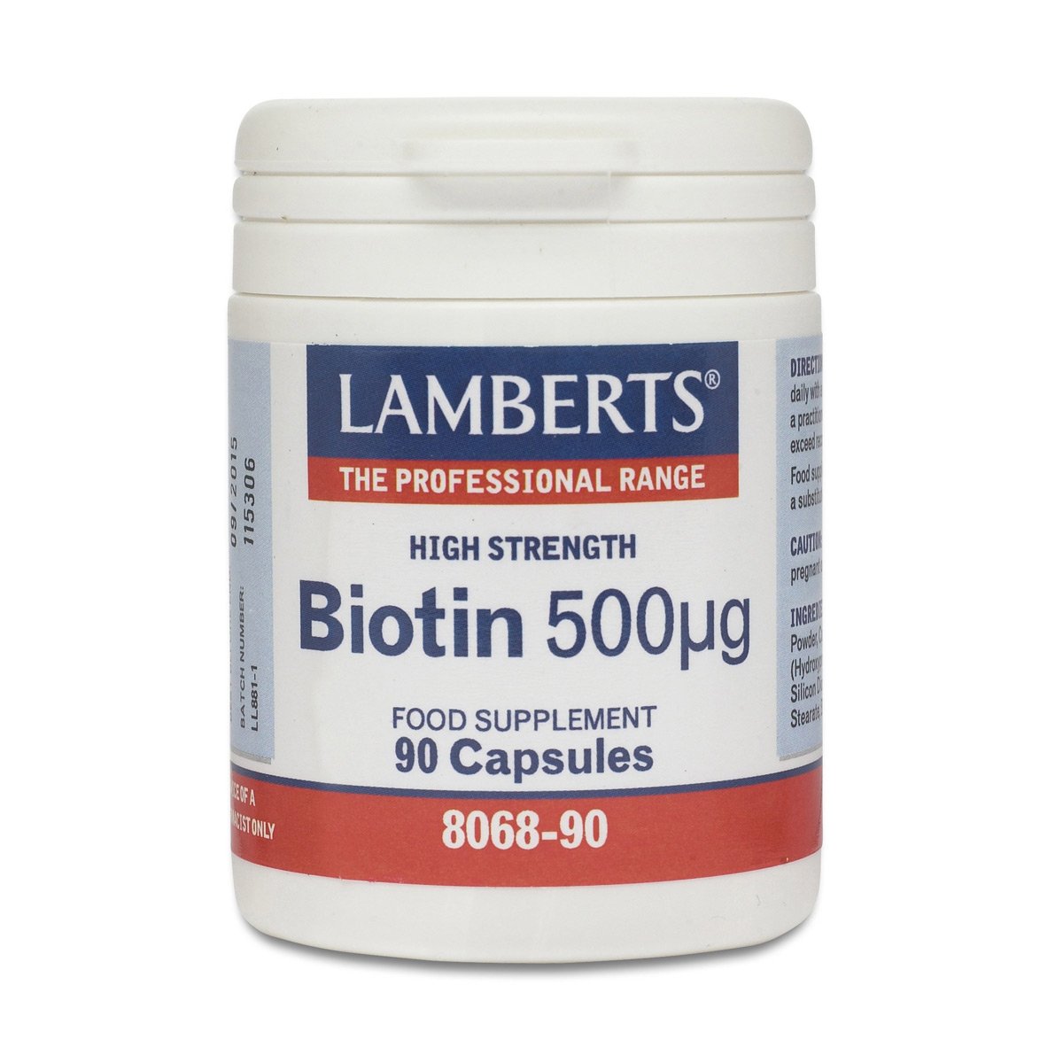 Lamberts Health Care Biotin 500µg