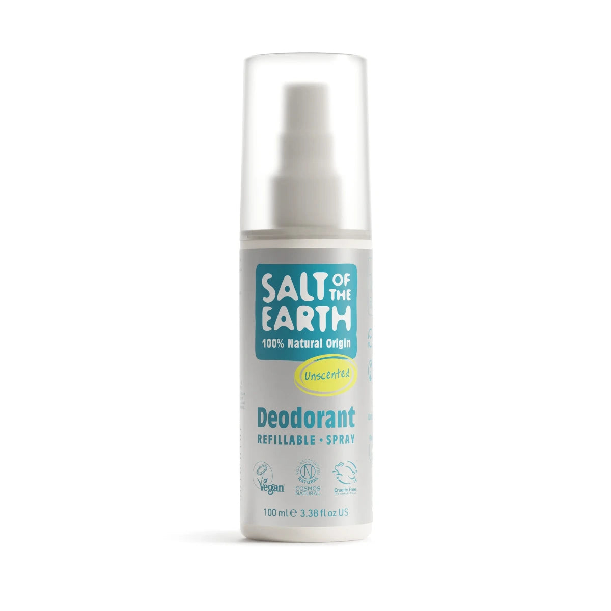 Salt of the Earth Unscented Natural Deodorant Spray 100ml