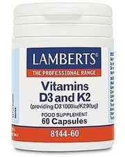 Lamberts Health Care Vitamins D3 and K2