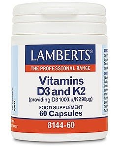 Lamberts Health Care Vitamins D3 and K2